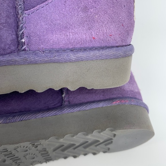 Ugg Classic Tall Purple Sheepskin Boots Size 8 - Picture 8 of 8